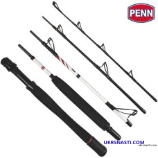 Удилище лодочное пятичастное Penn Squadron II Travel Boat 215 длина 2,10м тест до 20lb